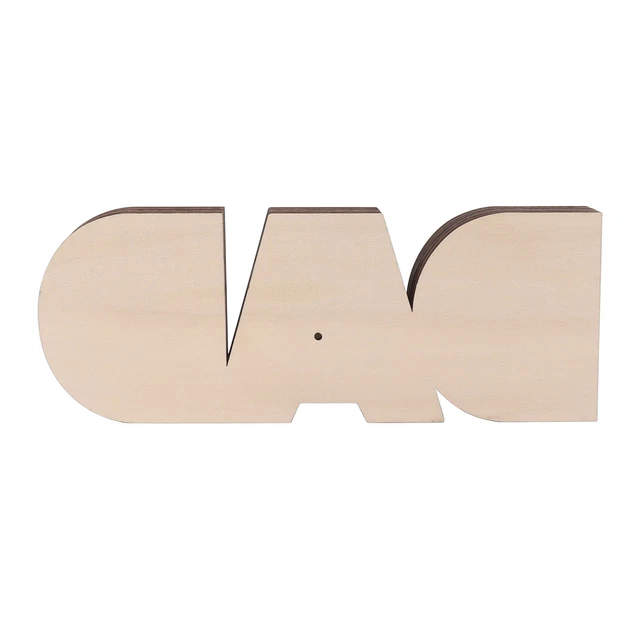 (S) Panneau Inartisanat En Bois Dad Buis élégant Compact Exquis OB