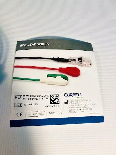 Curbell  Ecg Lead Wires Rlw-05Bw-29As-0000 (T1823)