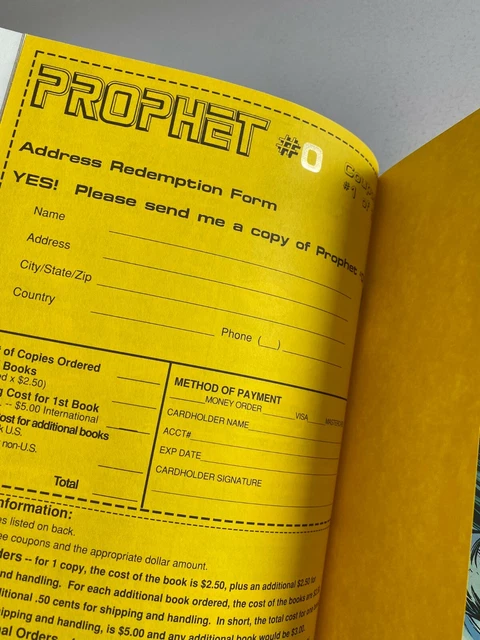Prophet 1 Image Comics 1993 w/ Coupon 5