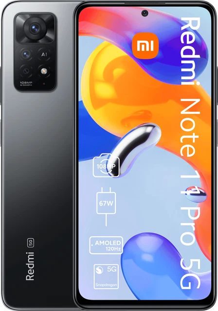 Xiaomi Redmi Note 11 Pro 5G 8GB RAM 128GB Graphite Gray ...MwSt nicht ausweisbar