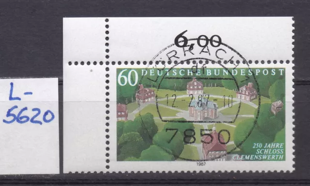 BRD - Mi 1312 - EST Ersttag -  Vollstempel Lörrach - Eckrand - Ecke 1 - L5620
