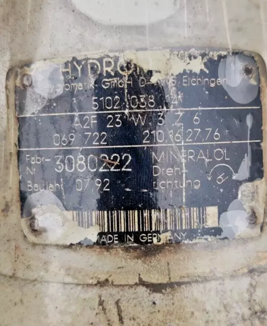 Hydromatik A2F 23 W 3 Z 6 Pump