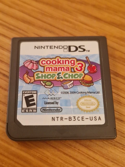 Cooking Mama 3 Shop & Chop - Ds - Game Cart Only - Very Good Condition