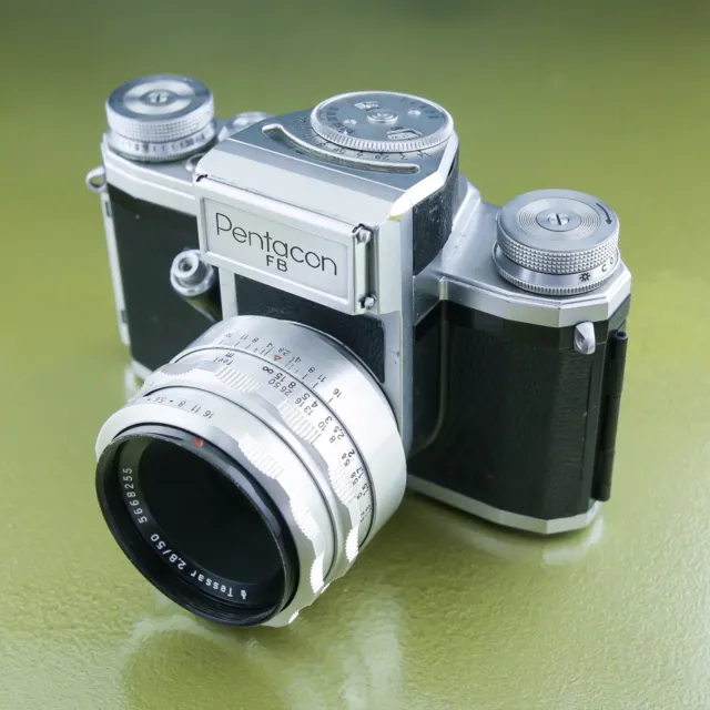 PENTACON FB / CONTAX Export, Tessar 2.8/50 CAMERA BODY ZEISS IKON Ernemann ☆☆☆