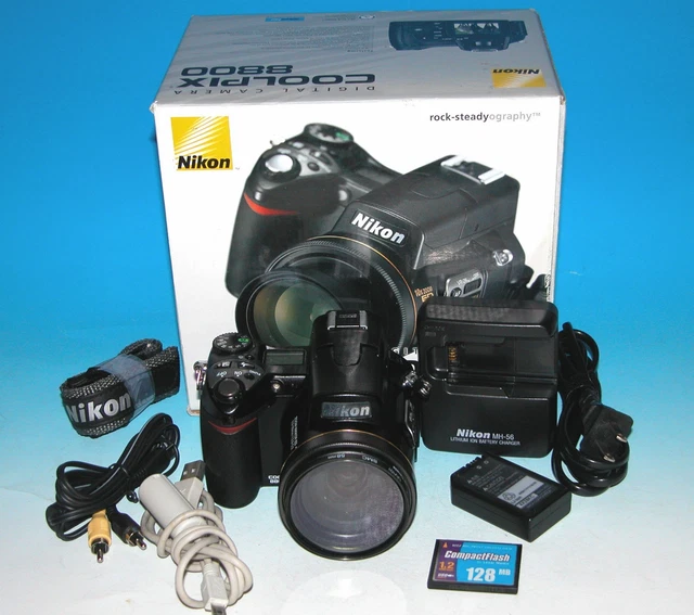 Nikon COOLPIX 8800 8.0MP Digital Camera - Black #7316 Nikon COOLPIX 8800 8.0MP Digital Camera - Black #7316