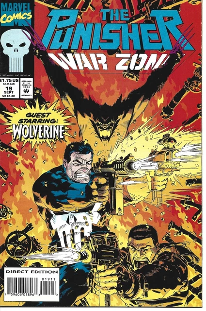 Punisher War Zone #19 Marvel Comics 1993 Bagged And Boarded
