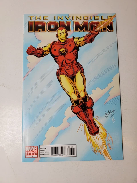 Invincible Iron Man #25 Herb Trimpe Incentive Variant! Marvel 2010 NM see pics