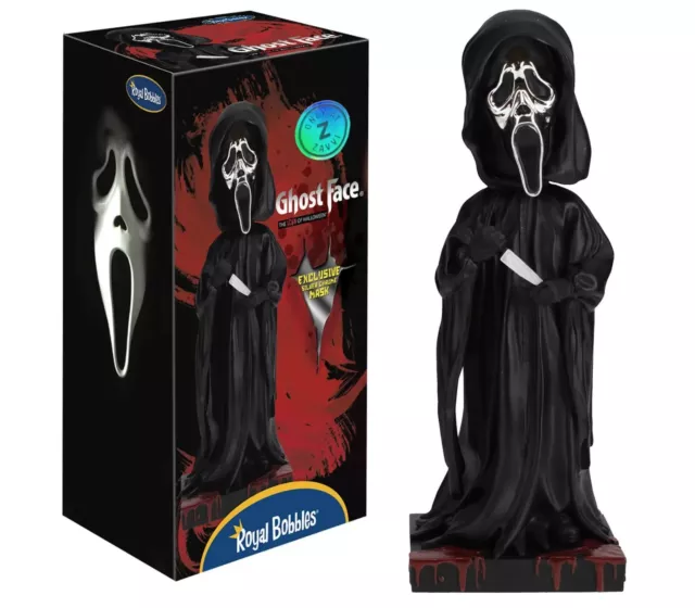 Royal Bobbles! Ghost Face, Silver Mask! Zavvi Exclusive! Limited to 600 pieces!