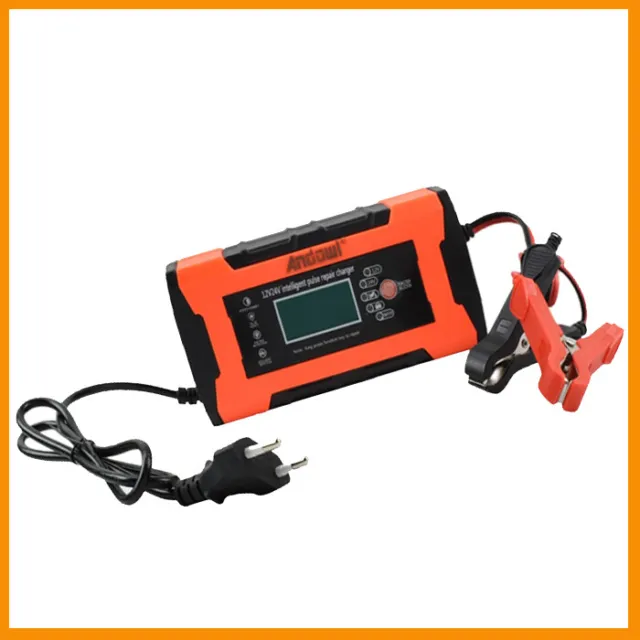 Caricabatteria per Auto 12-24v Andowl Q-DP672 con display LCD