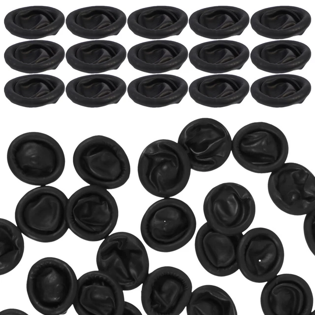 200 Pcs Finger Protector Rubber Dust-Free Finger Stall Silicone Mitts Major