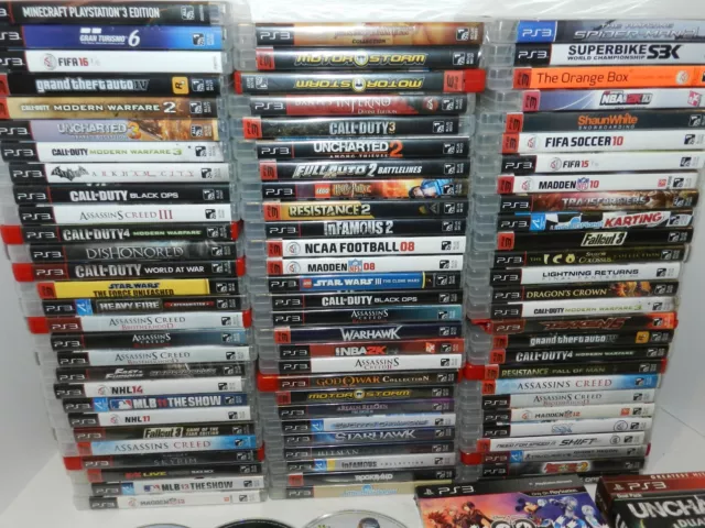 Sony Playstation 3 PS3 Games Tested - You Pick & Choose Video Game Lot USA 2