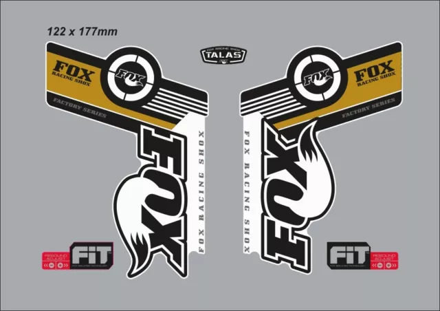 Fox Factory Series Fork Decal Set