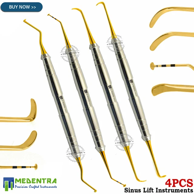 Sinus Lift Intern Instrument SINUS LIFT INSTRUMENTS Implant Kit-Elevator Sinus Periosteal Elevators ...
