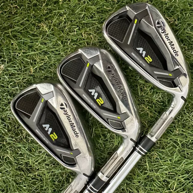 Taylormade M2 Iron Set 5-9 Pw 6pc RH Modus3 Tour120 Flex Stiff Clubs de... 3