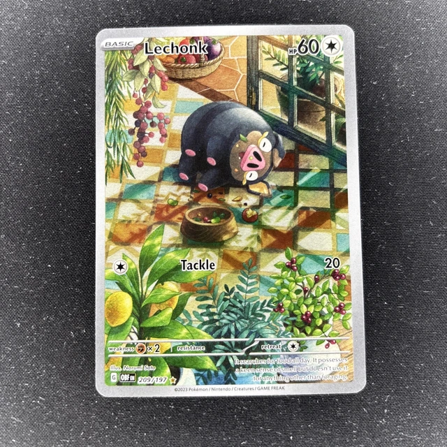 lechon pokemon card Lechonk - 155/198 - Scarlet & Violet Shiny Rare Retreat cost Pokmon TCG Lechonk Scarlet &