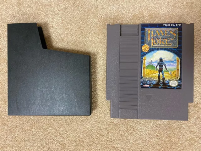 Times of Lore Nintendo NES game with sleeve, original owner, tested