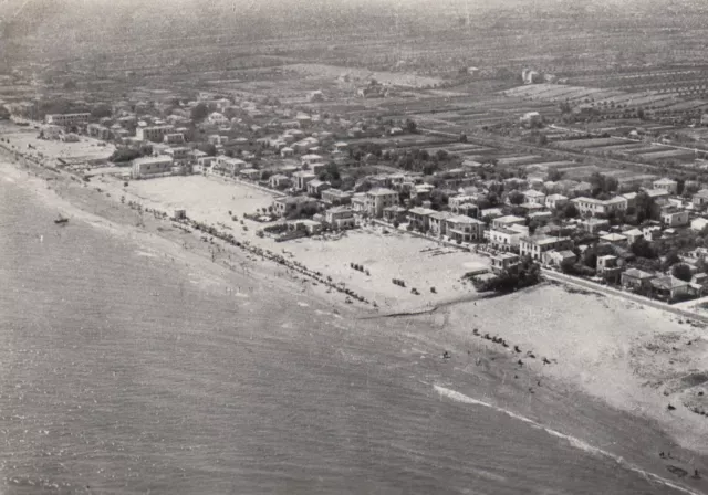 Cartolina *18 Torre Pedrera Rimini Emilia Romagna Vista Dall'aereo Viagg. 1956