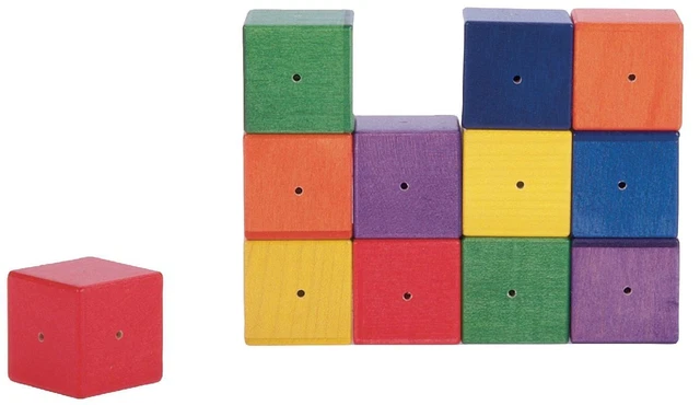 Holzspielzeug Klingende Bausteine LxBxH 130x50x285mm NEU Holzspiel Holzbausteine