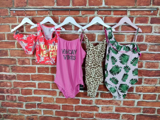 Girls Bundle Age 13-14 Years Primark Zara George Swimsuit Costume Bikini 164Cm