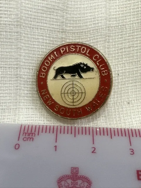 Vintage BOOMI Pistol Club New South Wales Badge
