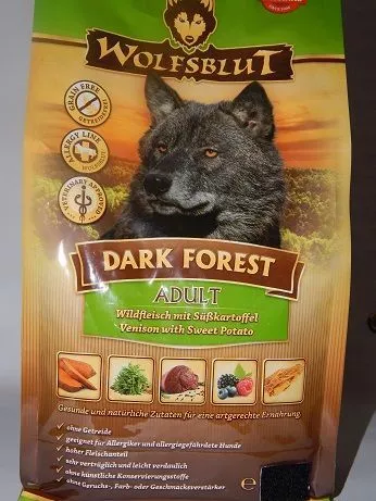 Wolfsblut Dark Forest Adult 12,5kg -defekt- MHD 01/27