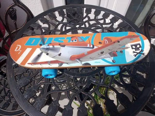 "The Disney Store Planes staubiges Mini-Skateboard mit Schutzhülle W4.9"" L17"