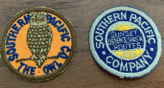 Southern Pacific Railway Company Sunset Routes Ogden Shasta And The Owl Patch