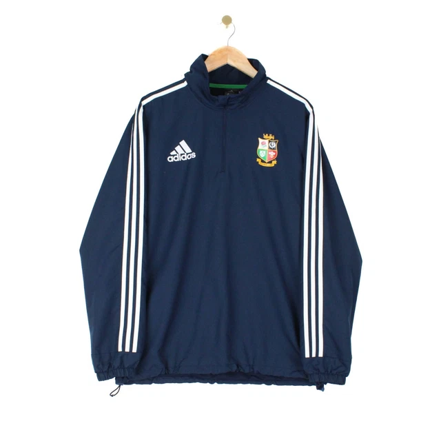 Adidas British & Irish Lions Jacket Blue Full Zip Australia 2013 Mens Size 42/44