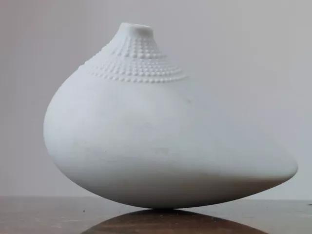 Rosenthal Studio Line White Bisque Porcelain Pollo Vase Tapio Wirkkala