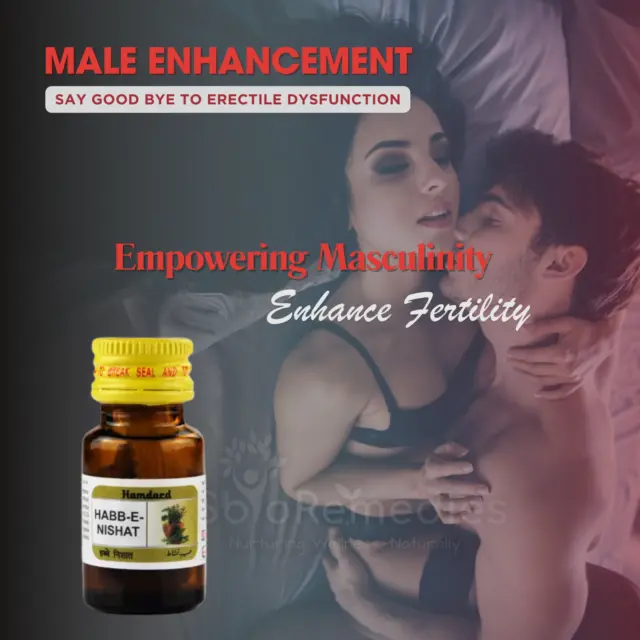 Hamdard Habbe Nishat Herbal Male Enhancement Pill Boost Fertility & Performance