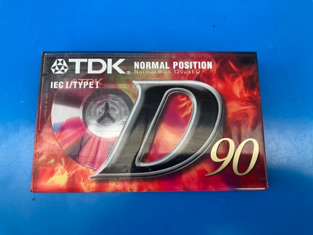 Lot De 18 Cassettes TDK D 90 – IEC I/Type I, Neuves Sous Blister