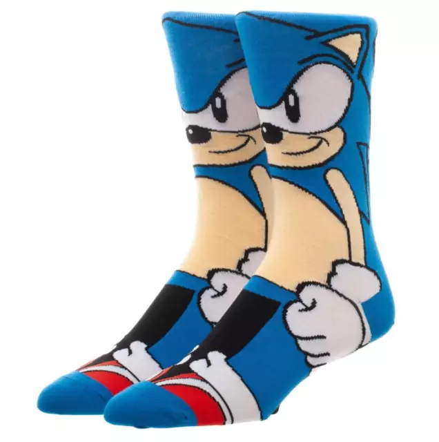 Bioworld Sega Sonic 360 Animigos 360 Character Socks Crew Socks Unisex Eu 37-44