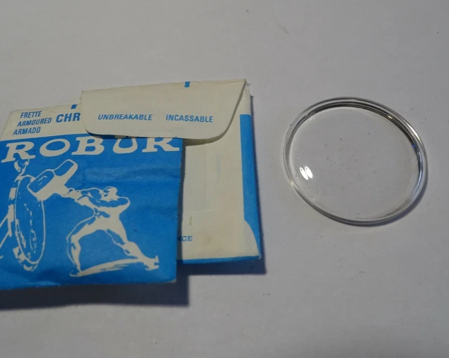 Verre De Montre ROBUR Acrylique - Diamètre 32.2 Mm, Pour Horlogerie, Neuf Sans étiquette