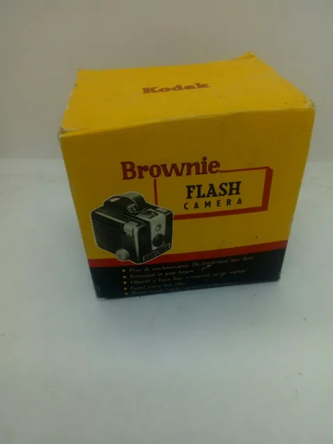 Boîte vide pour Appareil photo ancien Kodak Brownie Flash