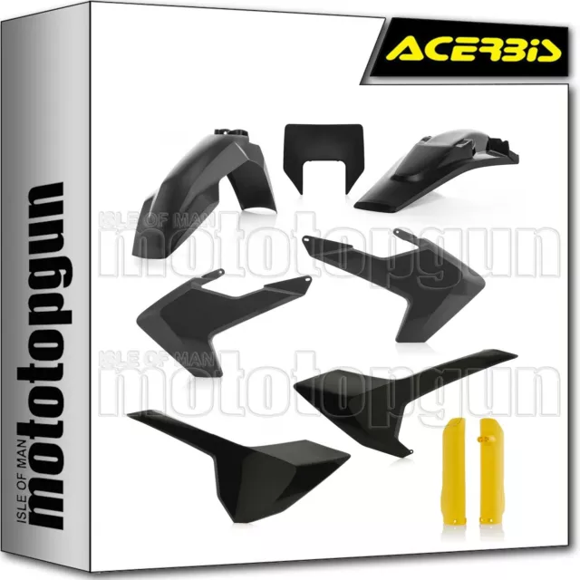 Acerbis 0022375 Full Plastics Kit Schwarz Gelb Husqvarna Fe 350 2019 19