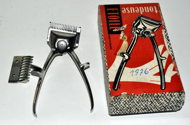 Vecchio Tagliacapelli/Tagliabarba manuale "Etoile" GV La Coupe prodotto Francese