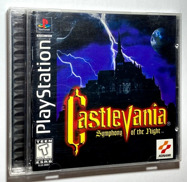 CASTLEVANIA SYMPHONY OF the Night PlayStation1, PS1 PSX, CIB Black