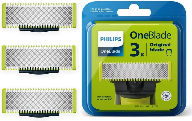 One Blade Serial PHILIPS ONEBLADE ORIGINAL Replacement Blades, for Oneblade Electric ...