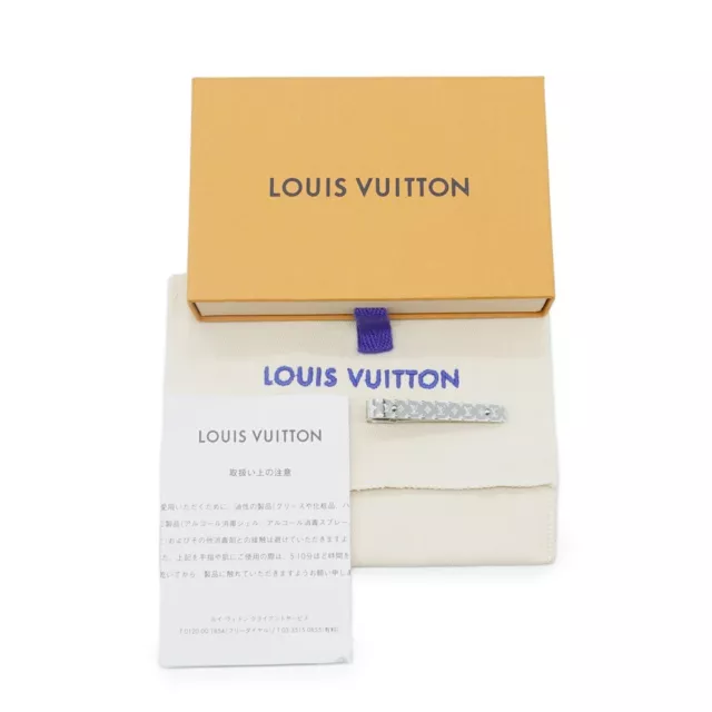 Louis Vuitton, Accessories, Louis Vuitton Tie Clip Silver Lv Initials  M6981 Rm 198 Made In Italy Mint Cond