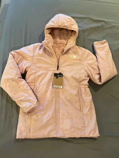 THE NORTH FACE Girls' Reversible Mossbud Pink Parka XX Large (18-20)