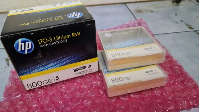 HP Ultrium RW Data Cartridge C7973A LTO-3 800GB Brand New Sealed QTY: 7