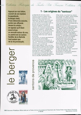 Document Officiel 1995 Le berger Santons de Provence 