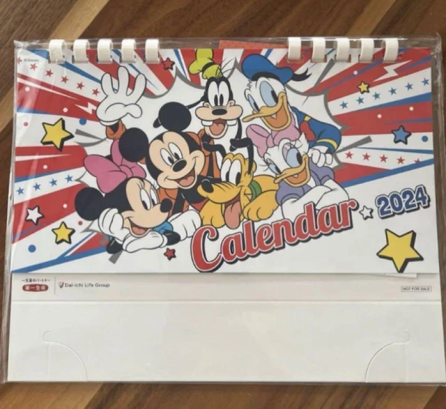 DISNEY DESK CALENDAR 2024 52.99 PicClick