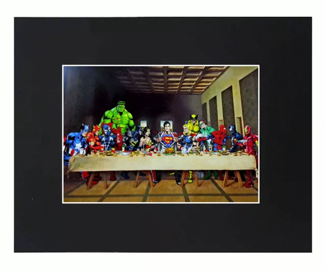 Superheroes Marvel 8x10 matted Art Print Printed Poster Decor picture Artworks