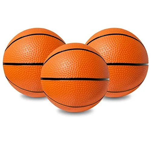Botabee 5 Inch Mini Basketball Balls Indoor Outdoor Play 3 Pack