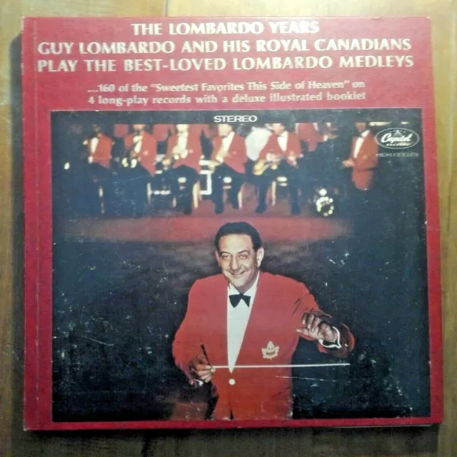 Guy Lombardo 4LP set with Auld Lang Syne, 160 Songs! STDL 2181 + SHIPPING DEAL!