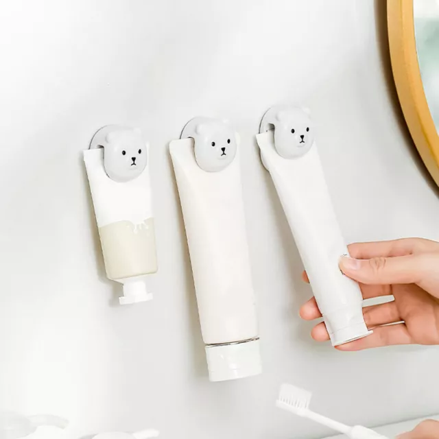 Limpiador facial colgante con clip de pasta de dientes sin rastros gancho estante de baño Cli Sp