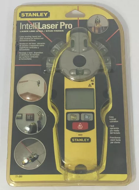 Nos Stanley Intellilaser Pro 77-260 Laser Line Level & Stud Finder