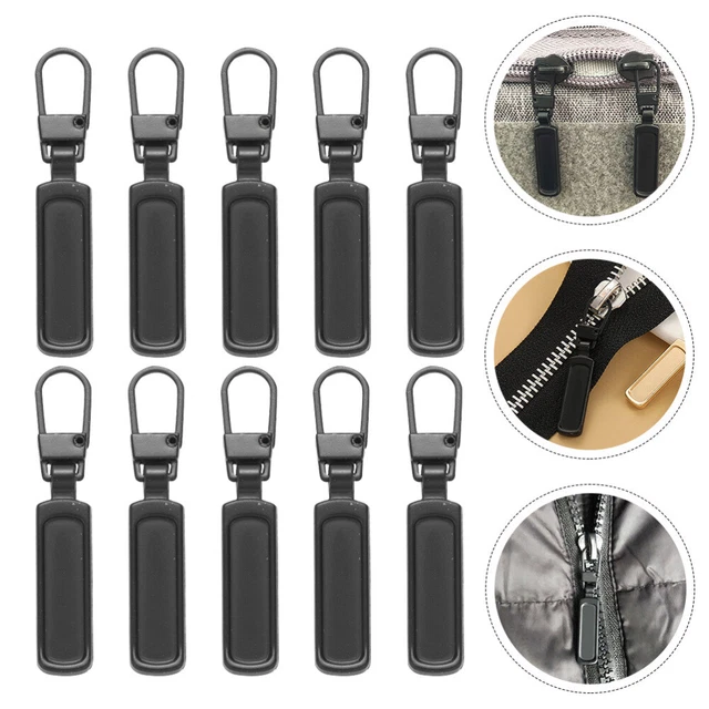 10 Pcs Zipper Pulls Bag Wire Labels Labels Clothes Coat Zipper Replacement