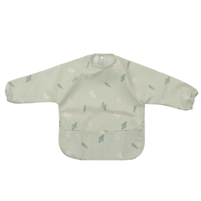Bavoir à Manches Jolie Boucle De Bavoir Imperméable à Manches Longues Pour Bébé 12
